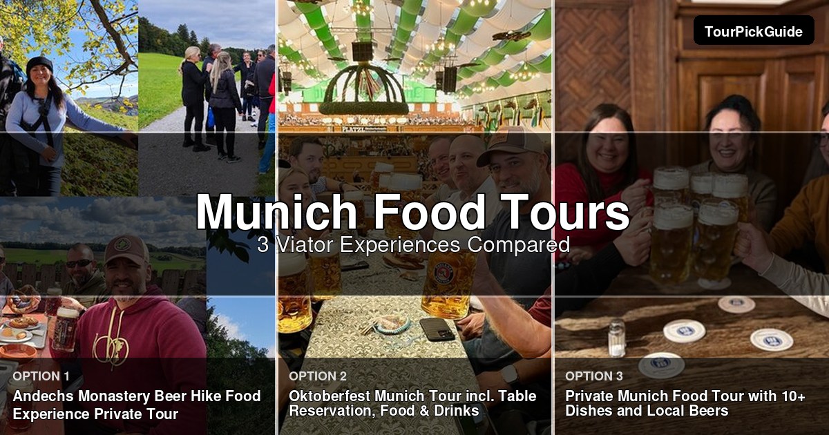 Munich food tours – three Viator experiences compared