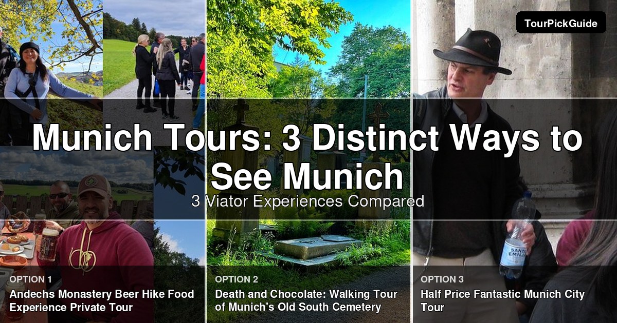 Munich tours – three Viator experiences compared