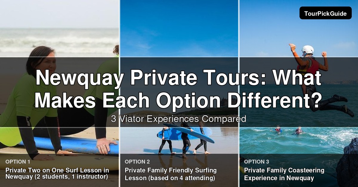 Newquay private tours – three Viator experiences compared