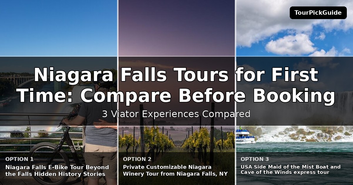 Niagara Falls tours for first time visitors – three Viator experiences compared