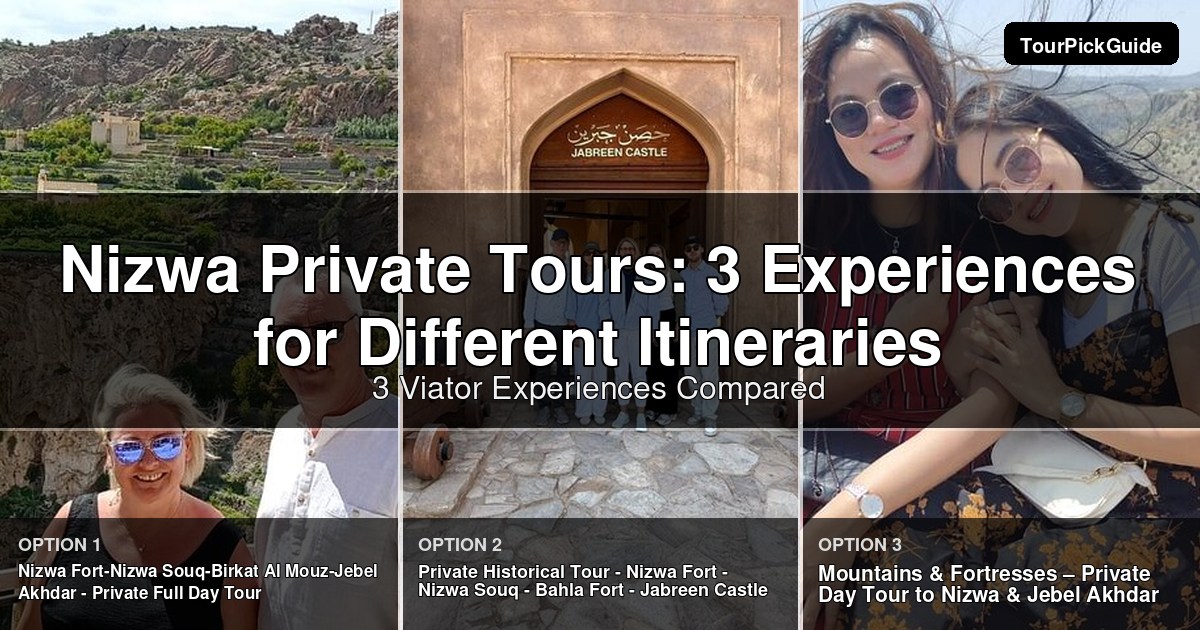 Nizwa private tours – three Viator experiences compared