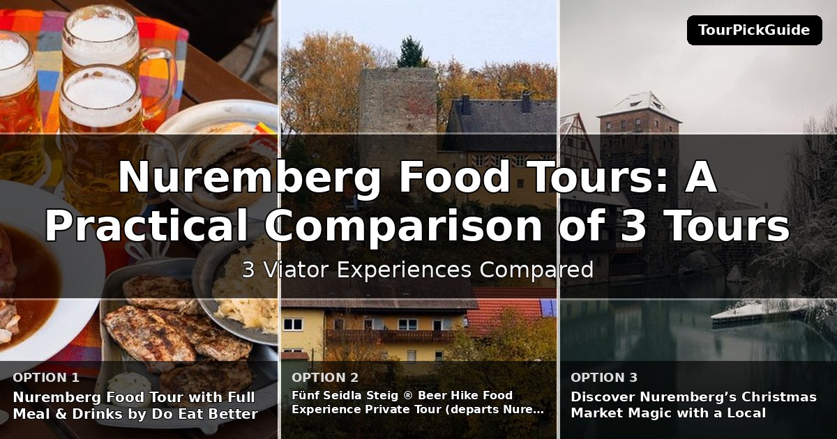 Nuremberg food tours – three Viator experiences compared