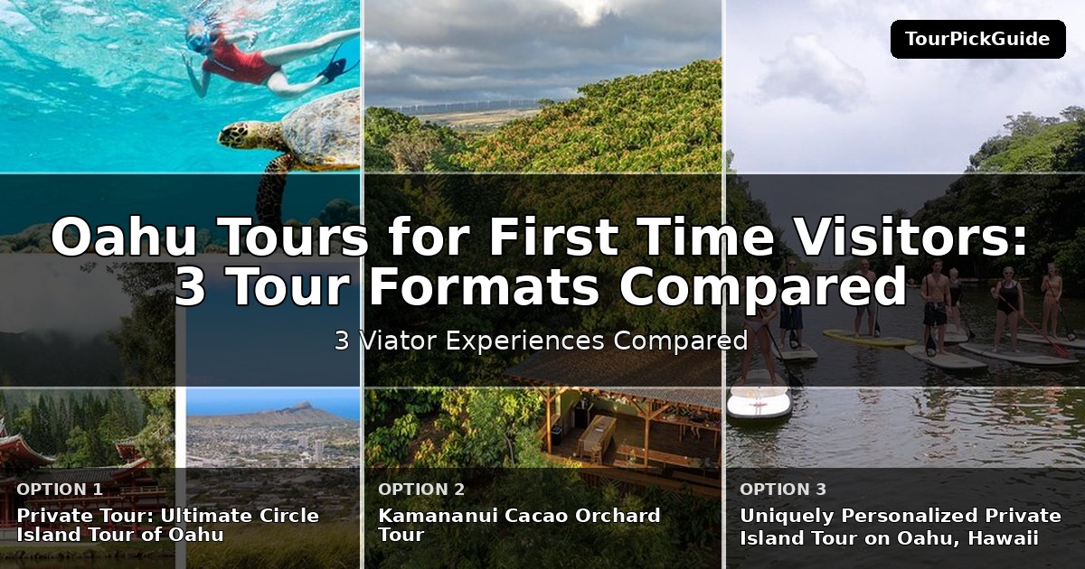 Oahu tours for first time visitors – three Viator experiences compared