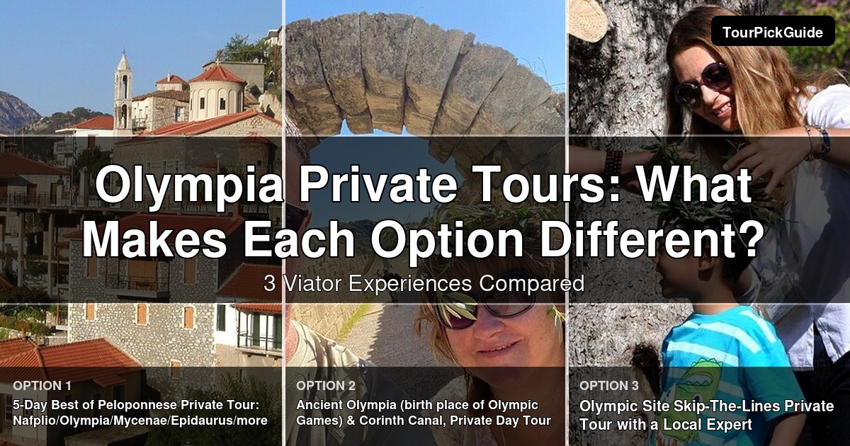 Olympia private tours – three Viator experiences compared