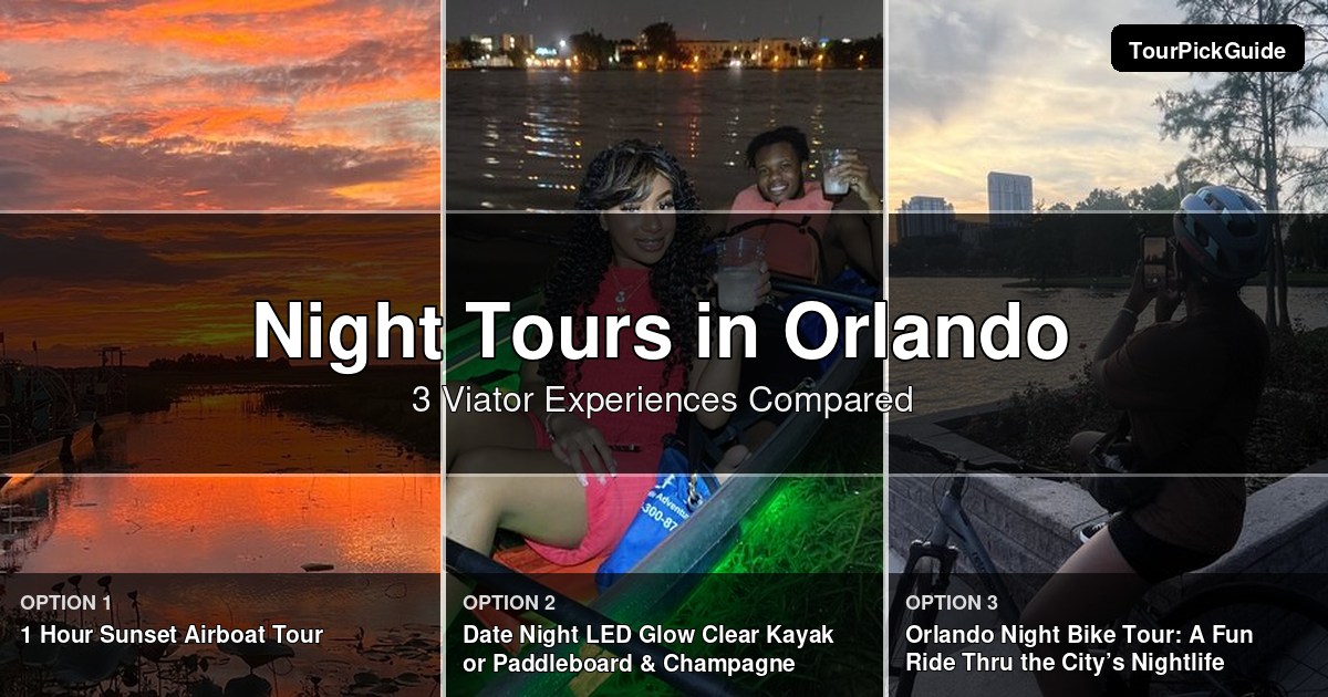 Orlando night tours – three Viator experiences compared