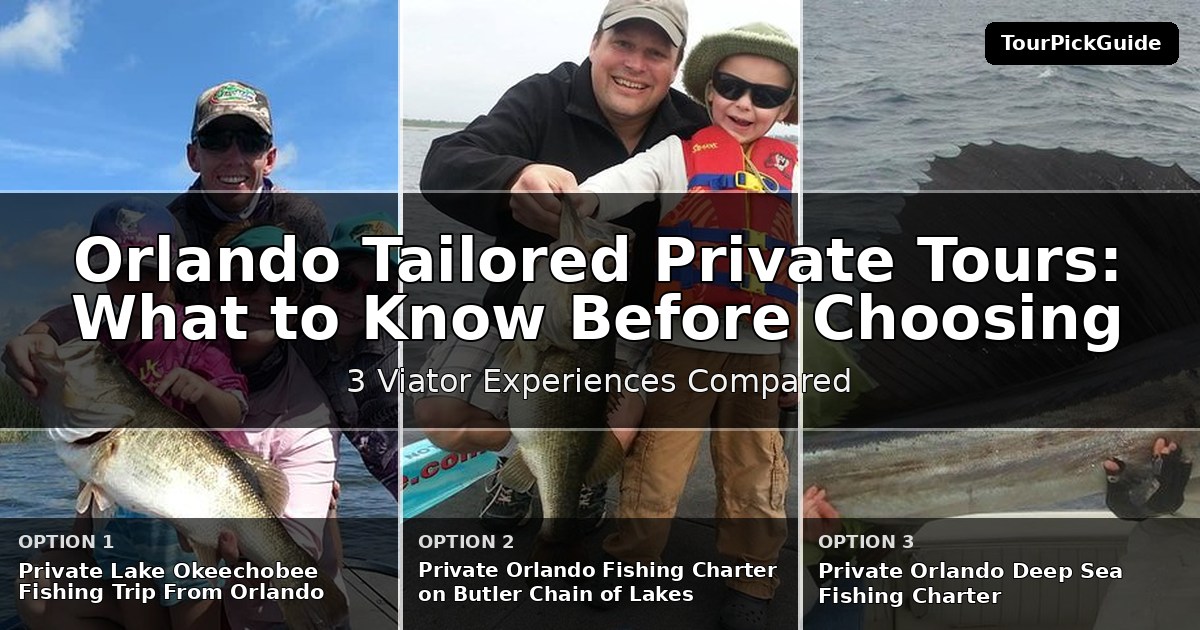 Orlando tailored private tours – three Viator experiences compared