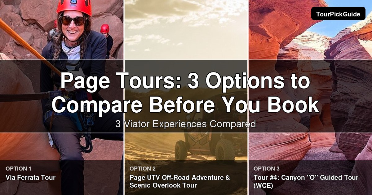 Page tours – three Viator experiences compared