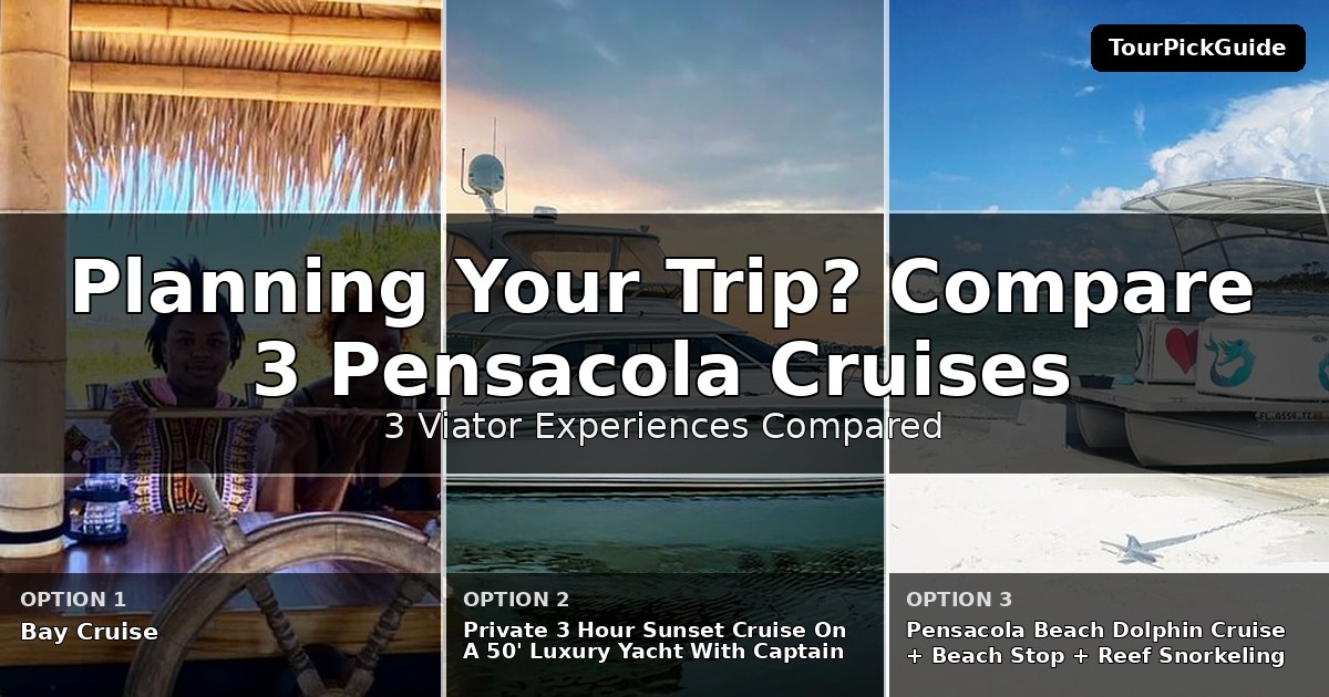 Pensacola cruises – three Viator experiences compared