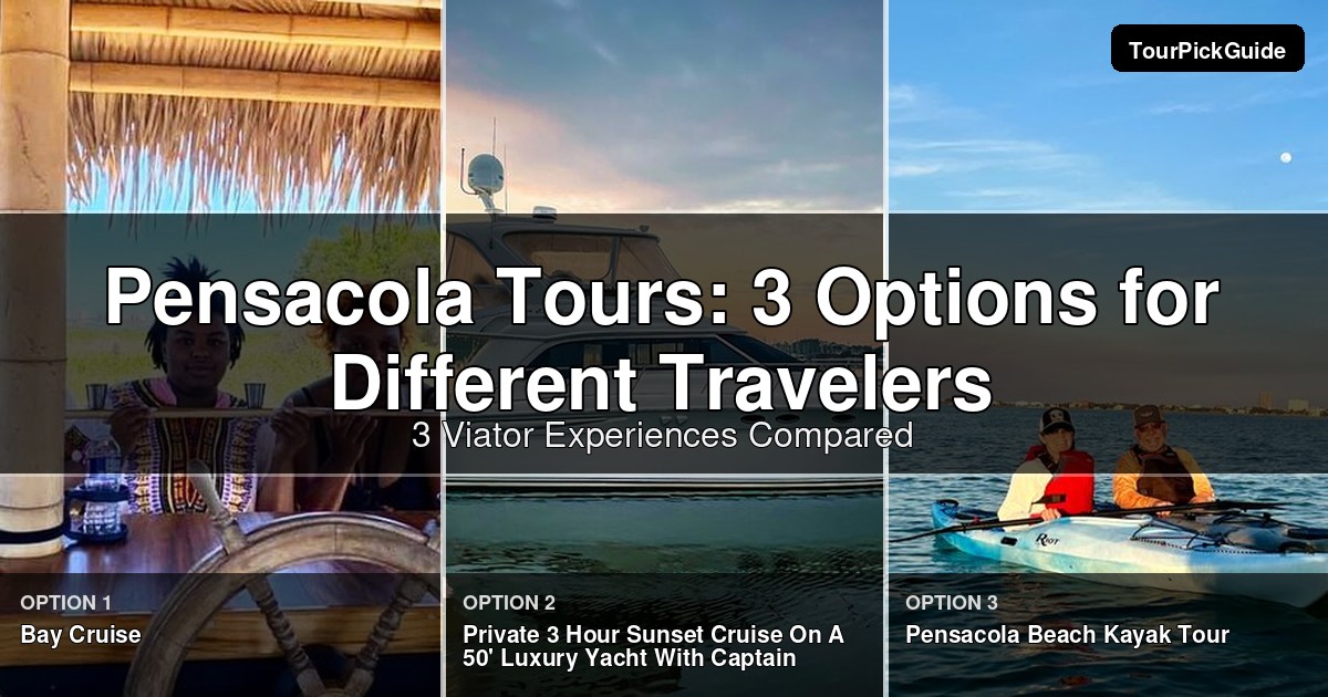 Pensacola tours – three Viator experiences compared