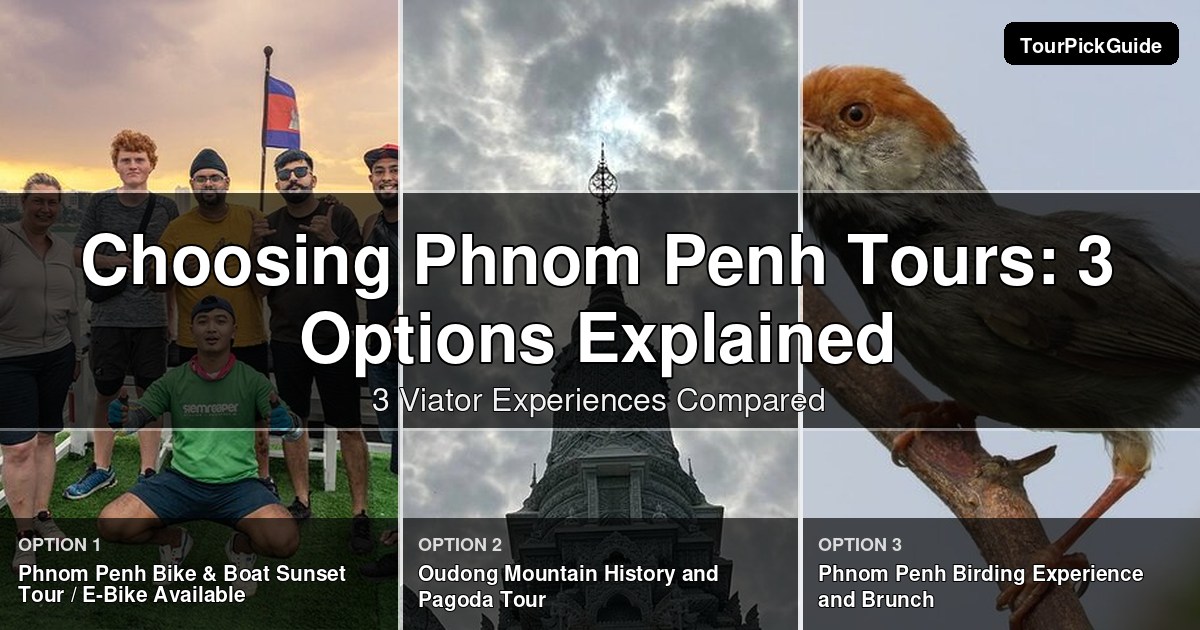 Phnom Penh tours – three Viator experiences compared