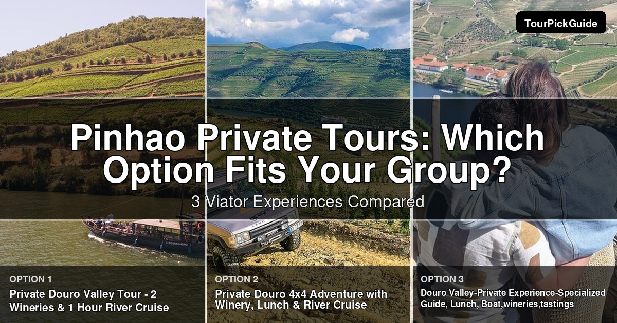 Pinhao private tours – three Viator experiences compared