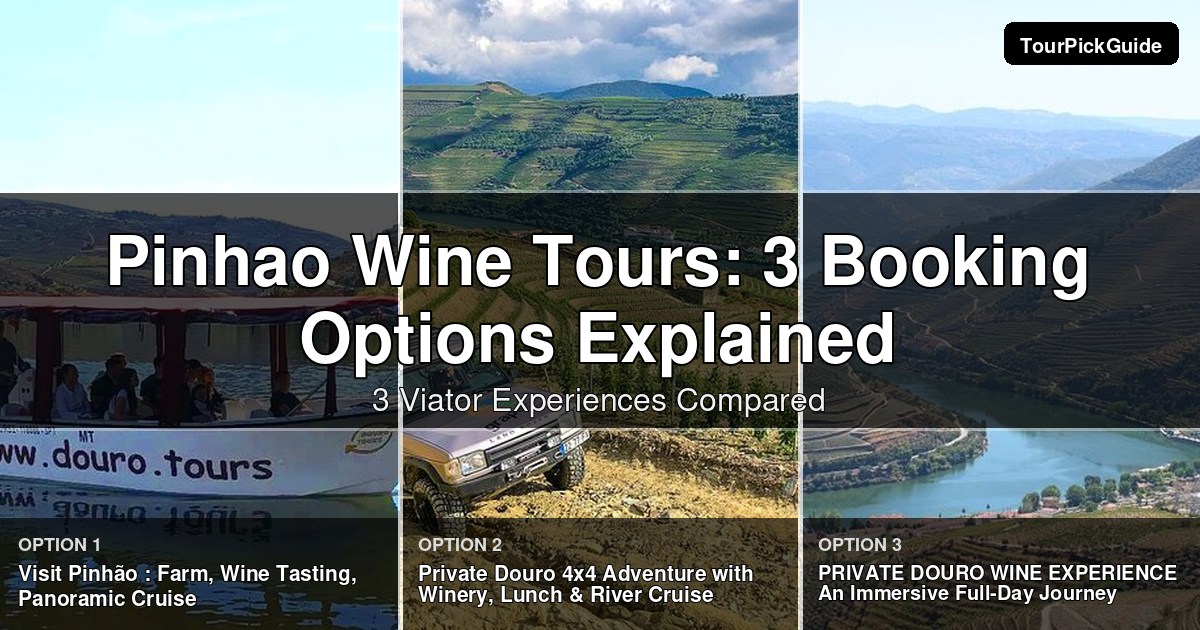 Pinhao wine tours – three Viator experiences compared