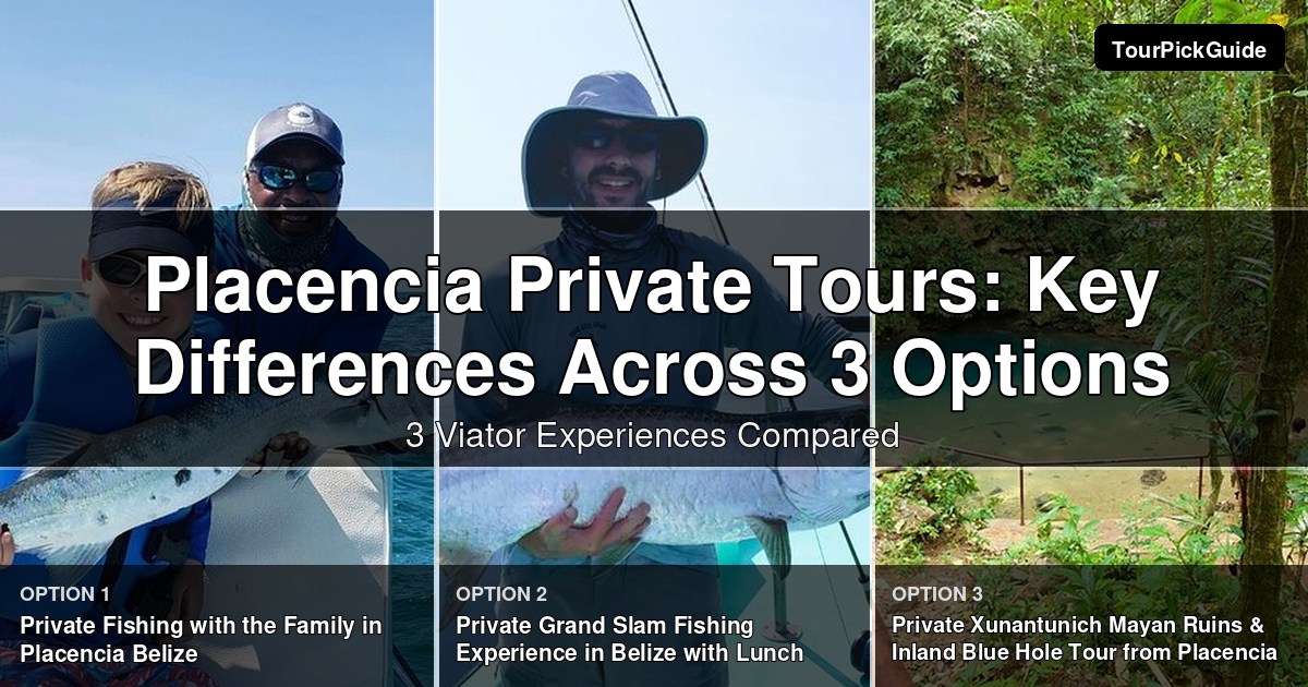 Placencia private tours – three Viator experiences compared