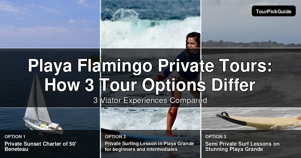 Playa Flamingo private tours – three Viator experiences compared