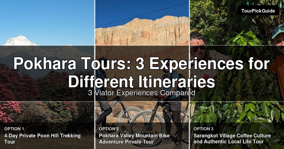 Pokhara tours – three Viator experiences compared