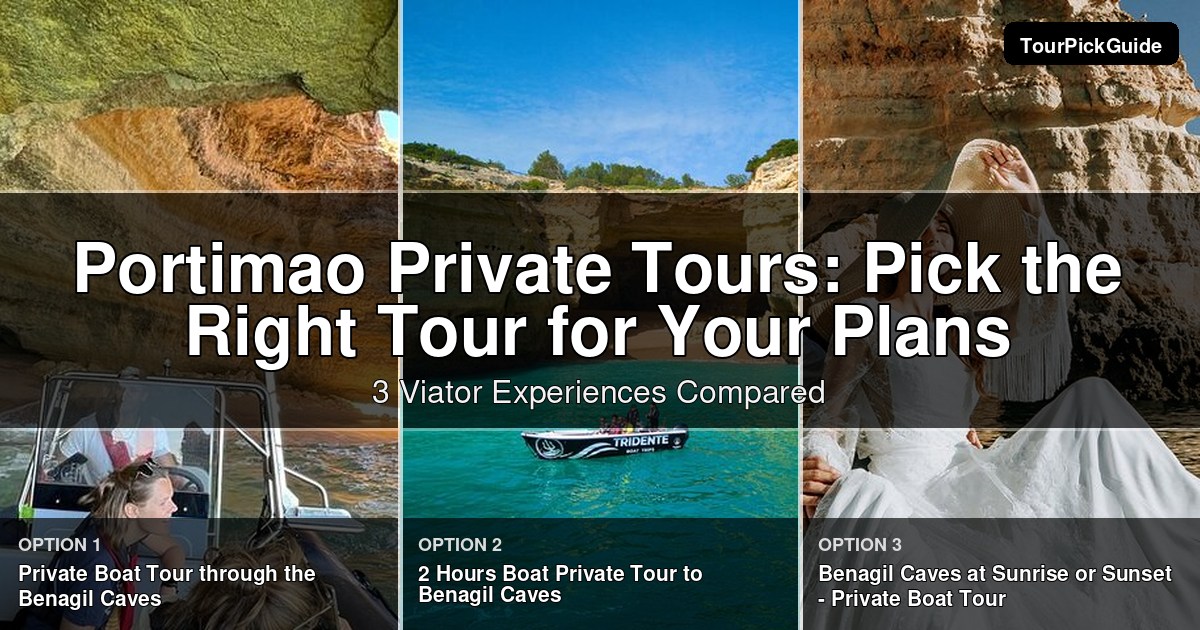 Portimao private tours – three Viator experiences compared