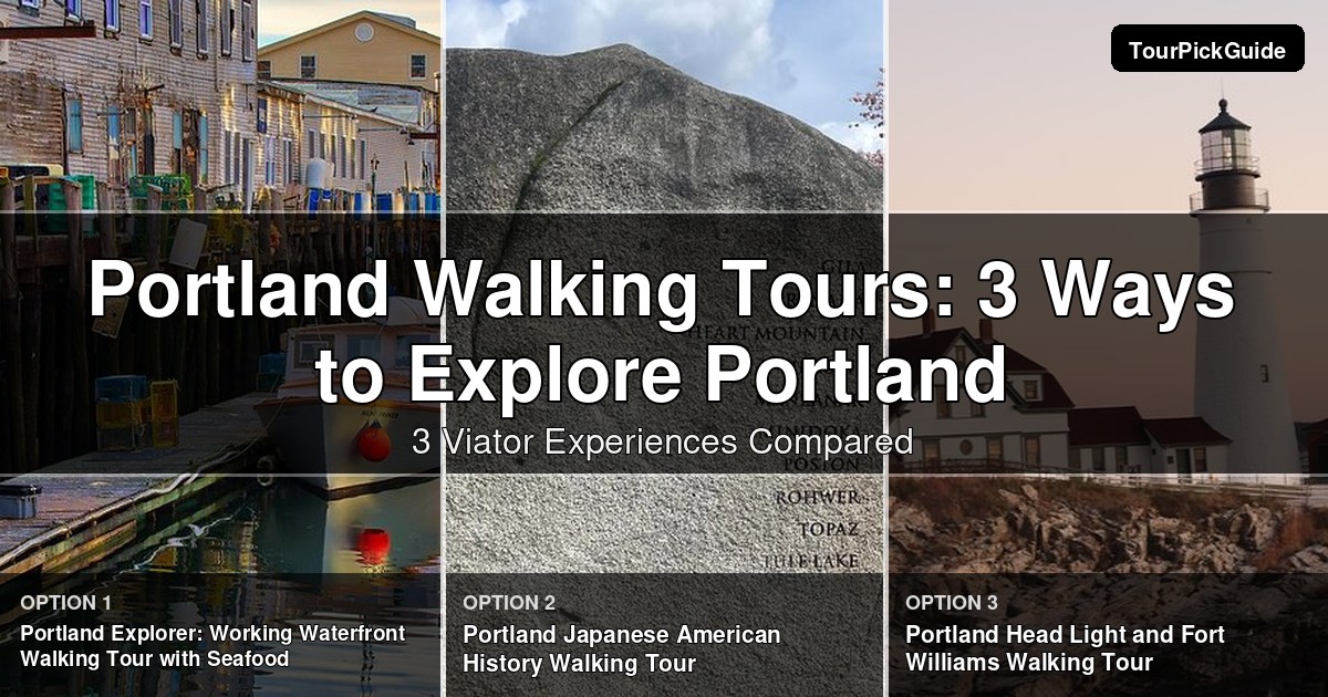 Portland walking tours – three Viator experiences compared