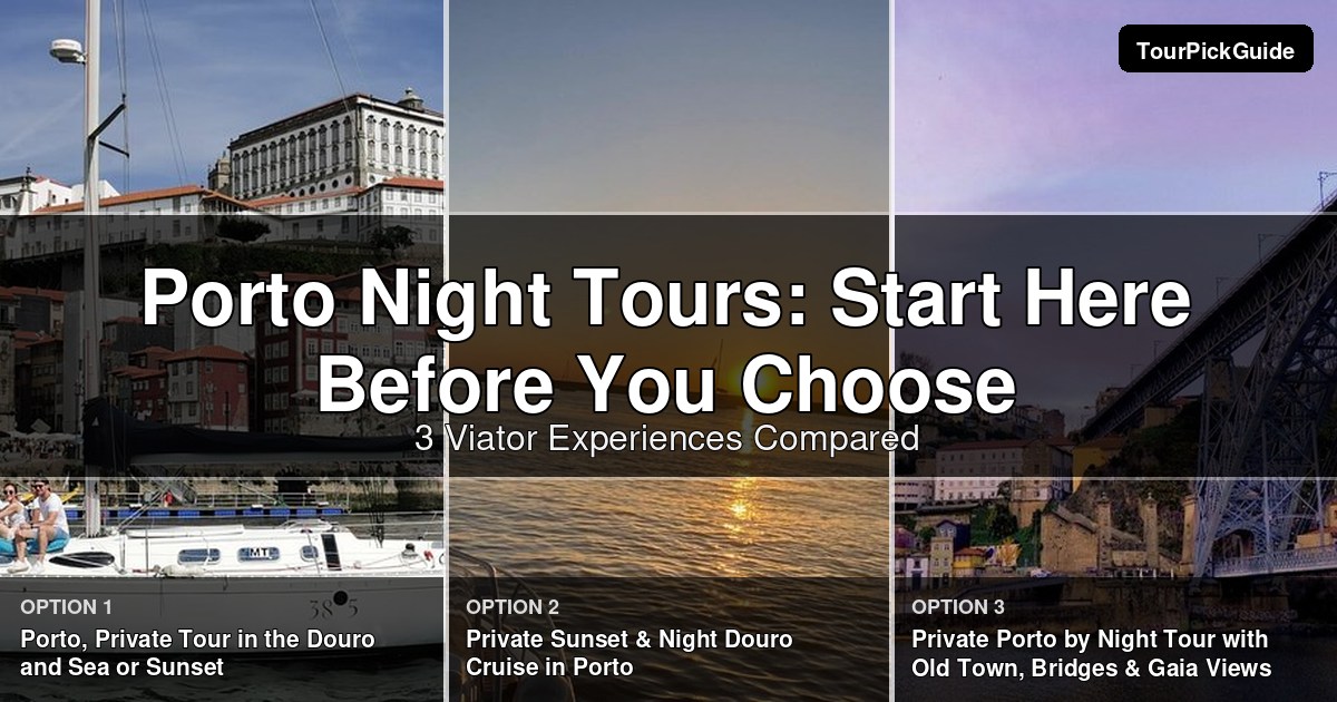 Porto night tours – three Viator experiences compared