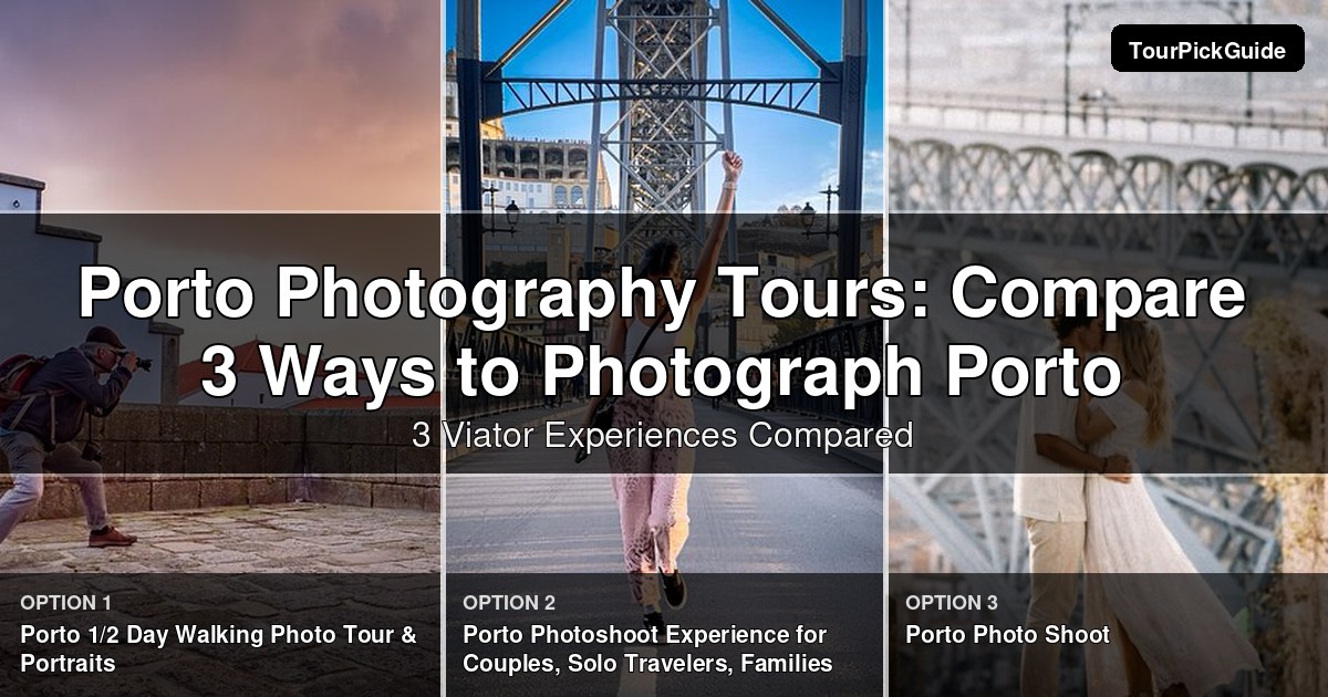 Porto photography tours – three Viator experiences compared