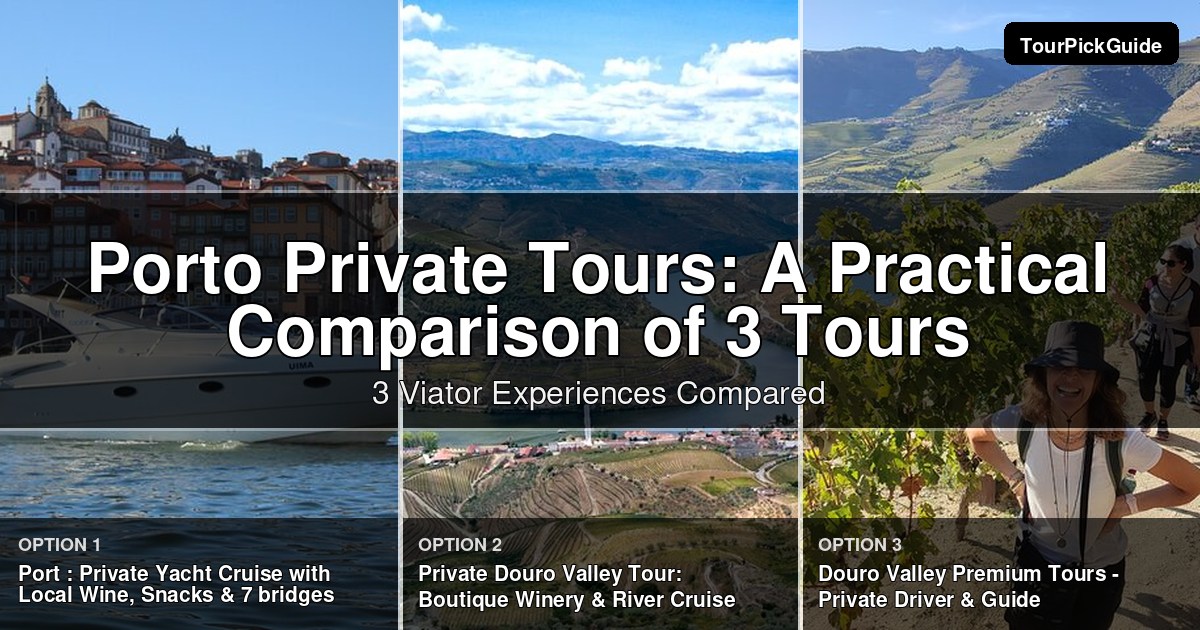Porto private tours – three Viator experiences compared