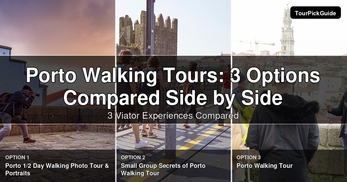 Porto walking tours – three Viator experiences compared