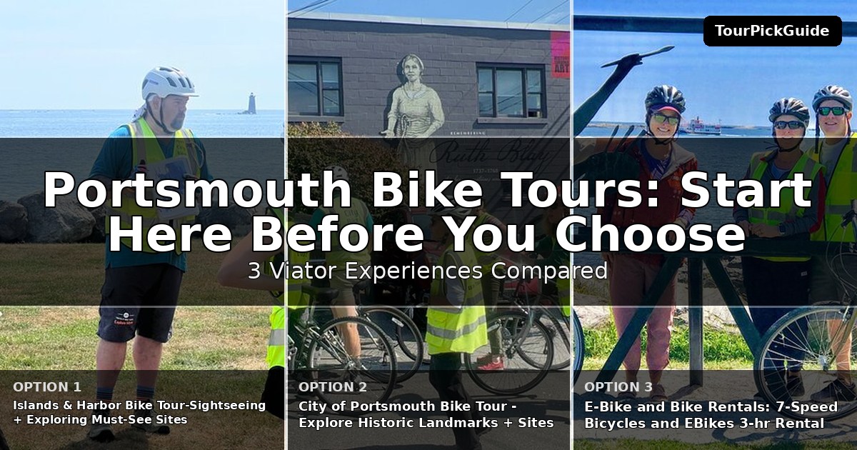 Portsmouth bike tours – three Viator experiences compared