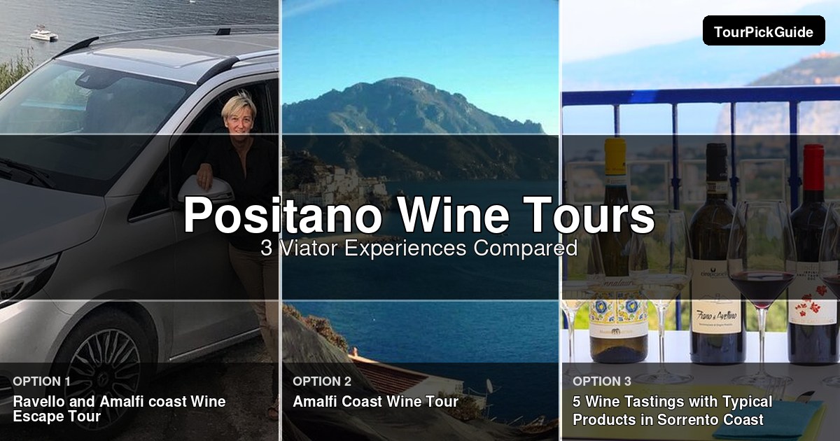 Positano wine tours – three Viator experiences compared