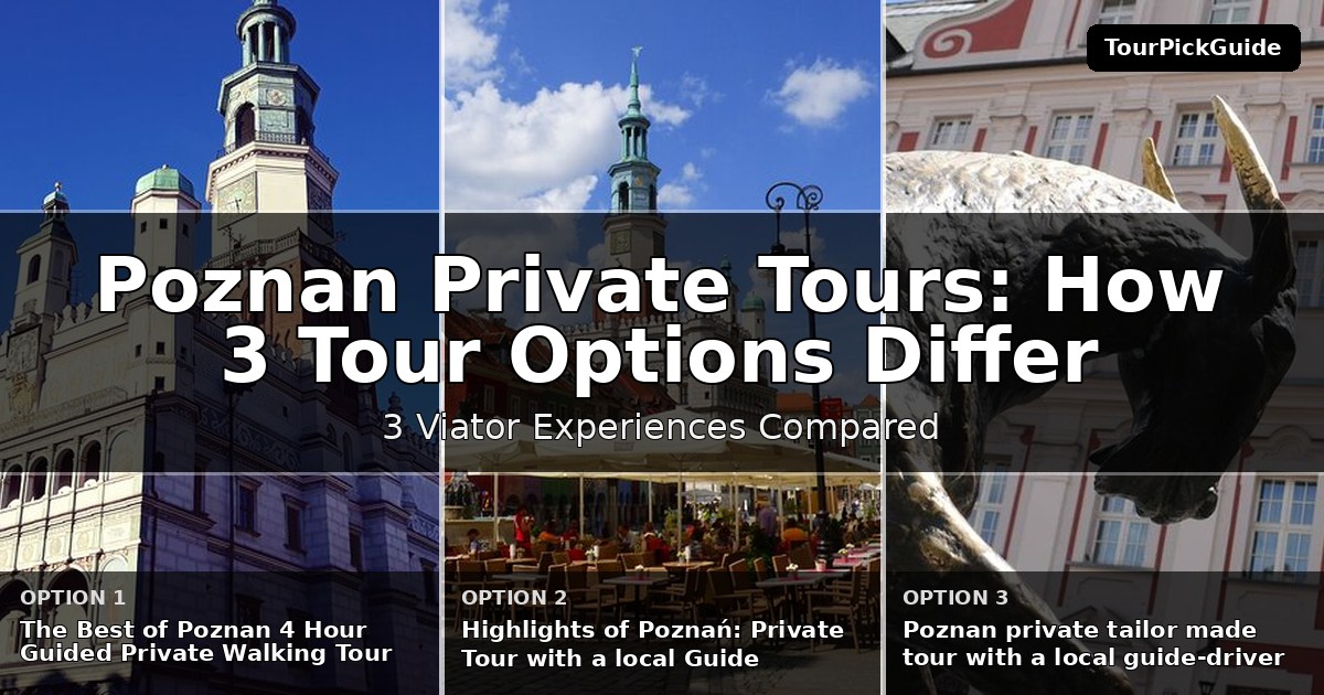 Poznan private tours – three Viator experiences compared