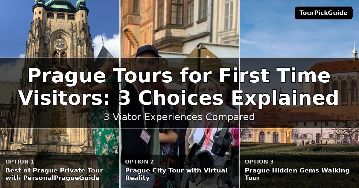 Prague tours for first time visitors – three Viator experiences compared