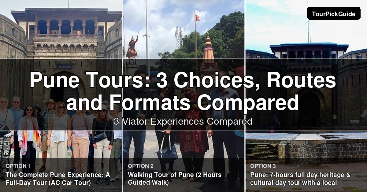 Pune tours – three Viator experiences compared