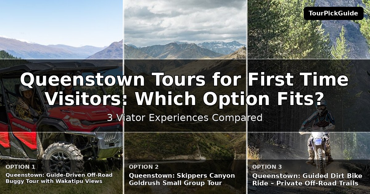 Queenstown tours for first time visitors – three Viator experiences compared