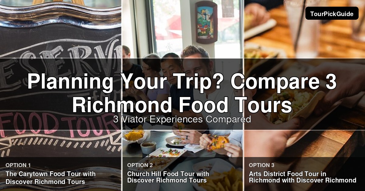 Richmond food tours – three Viator experiences compared