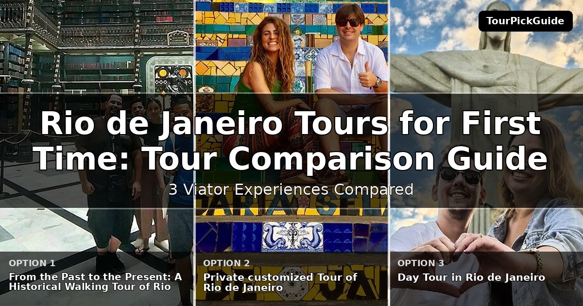 Rio de Janeiro tours for first time visitors – three Viator experiences compared