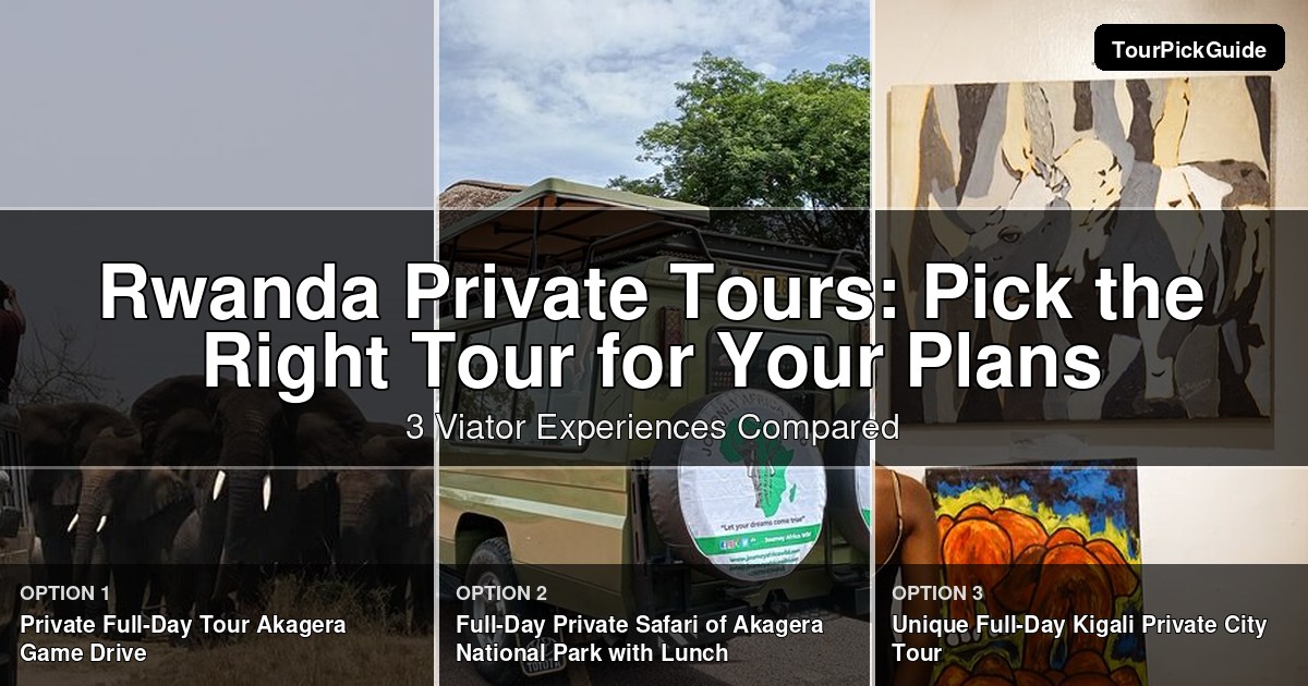 Rwanda private tours – three Viator experiences compared
