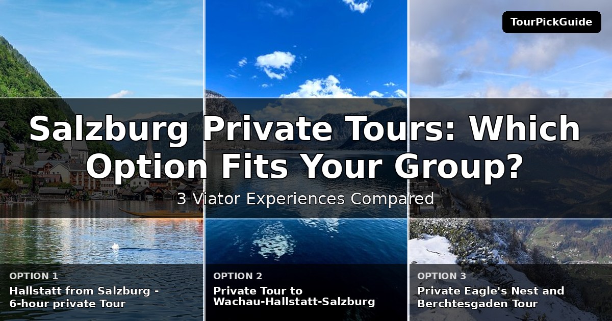 Salzburg private tours – three Viator experiences compared