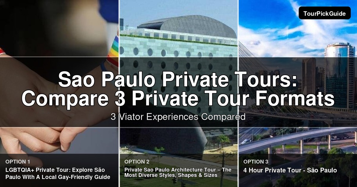 Sao Paulo private tours – three Viator experiences compared