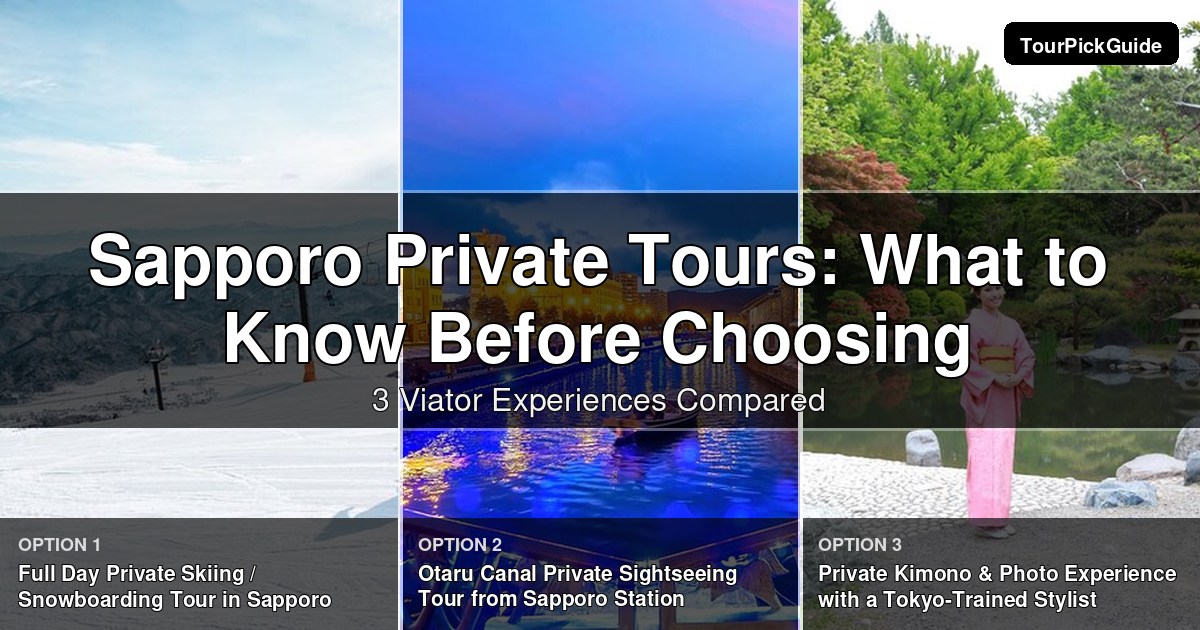Sapporo private tours – three Viator experiences compared