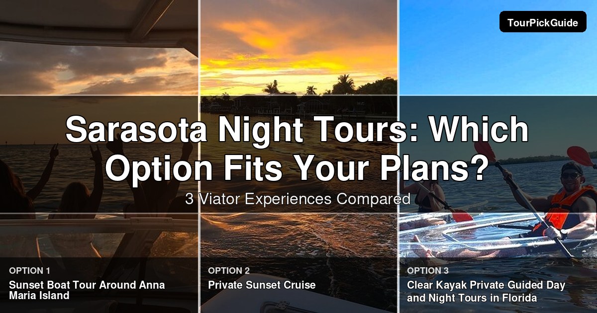 Sarasota night tours – three Viator experiences compared