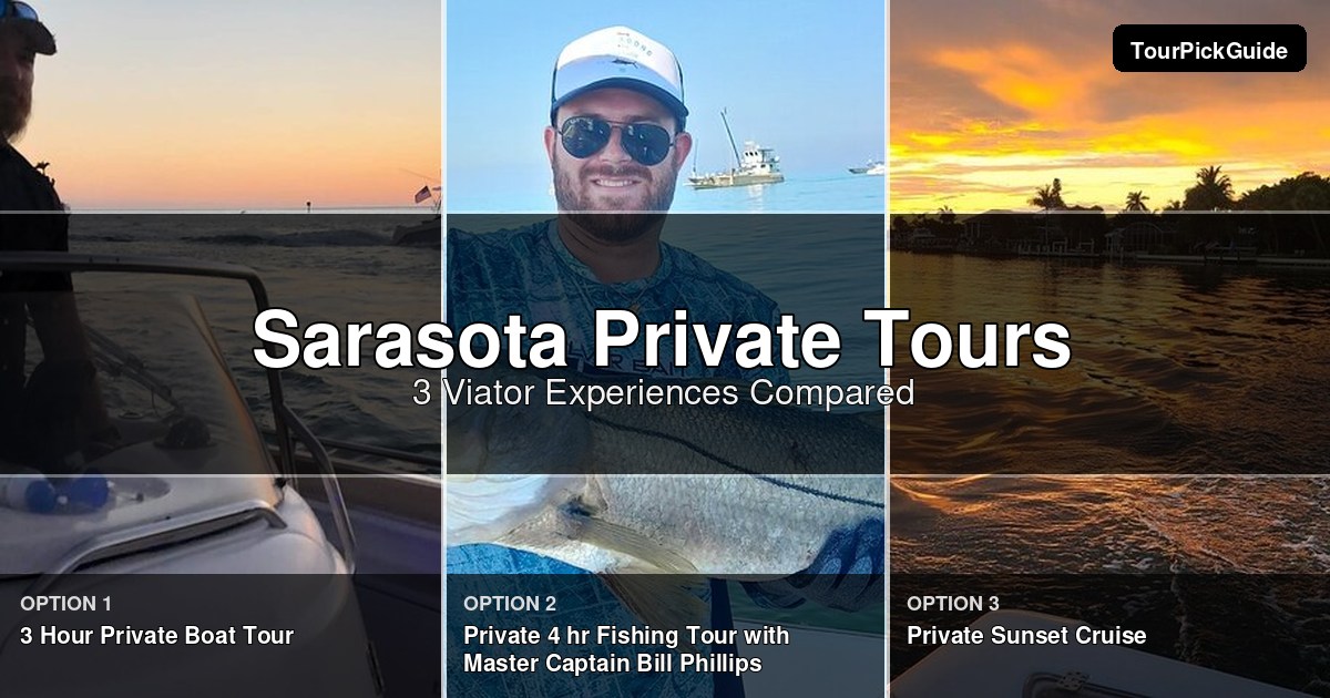 Sarasota private tours – three Viator experiences compared