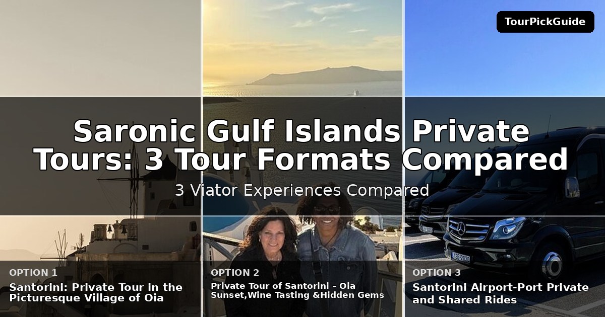 Saronic Gulf Islands private tours – three Viator experiences compared