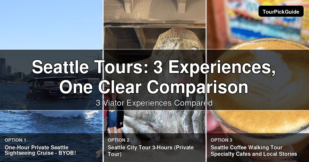 Seattle tours – three Viator experiences compared
