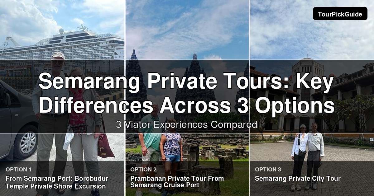 Semarang private tours – three Viator experiences compared