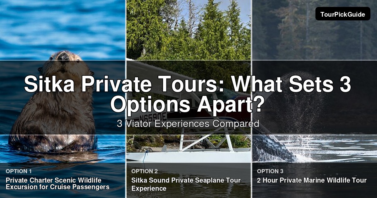 Sitka private tours – three Viator experiences compared
