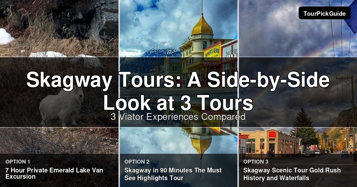 Skagway tours – three Viator experiences compared