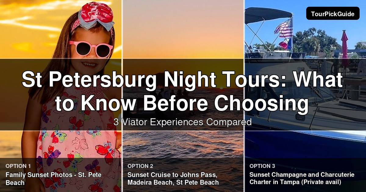St Petersburg night tours – three Viator experiences compared