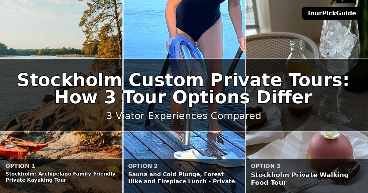 Stockholm custom private tours – three Viator experiences compared