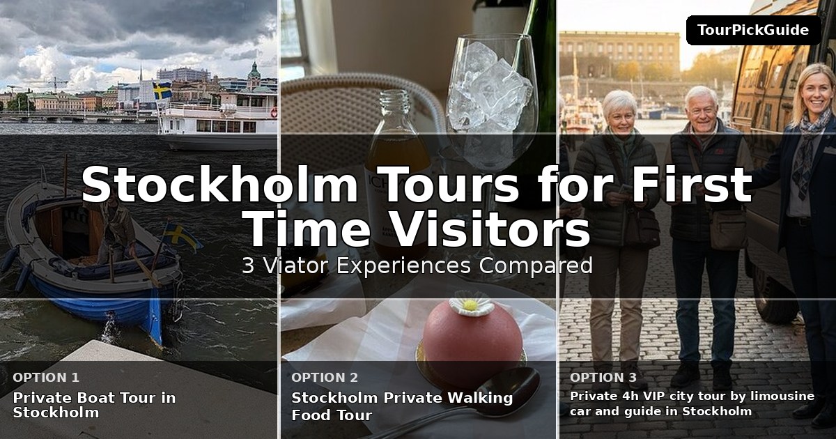 Stockholm tours for first time visitors – three Viator experiences compared