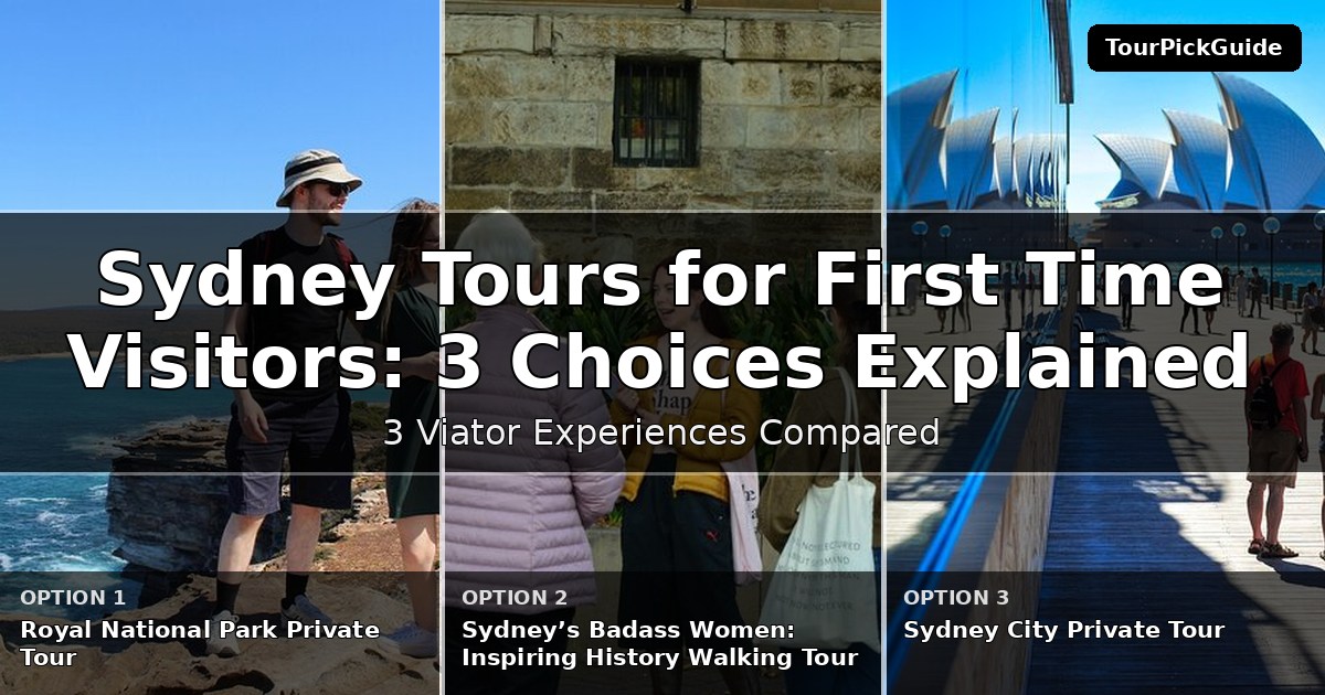 Sydney tours for first time visitors – three Viator experiences compared