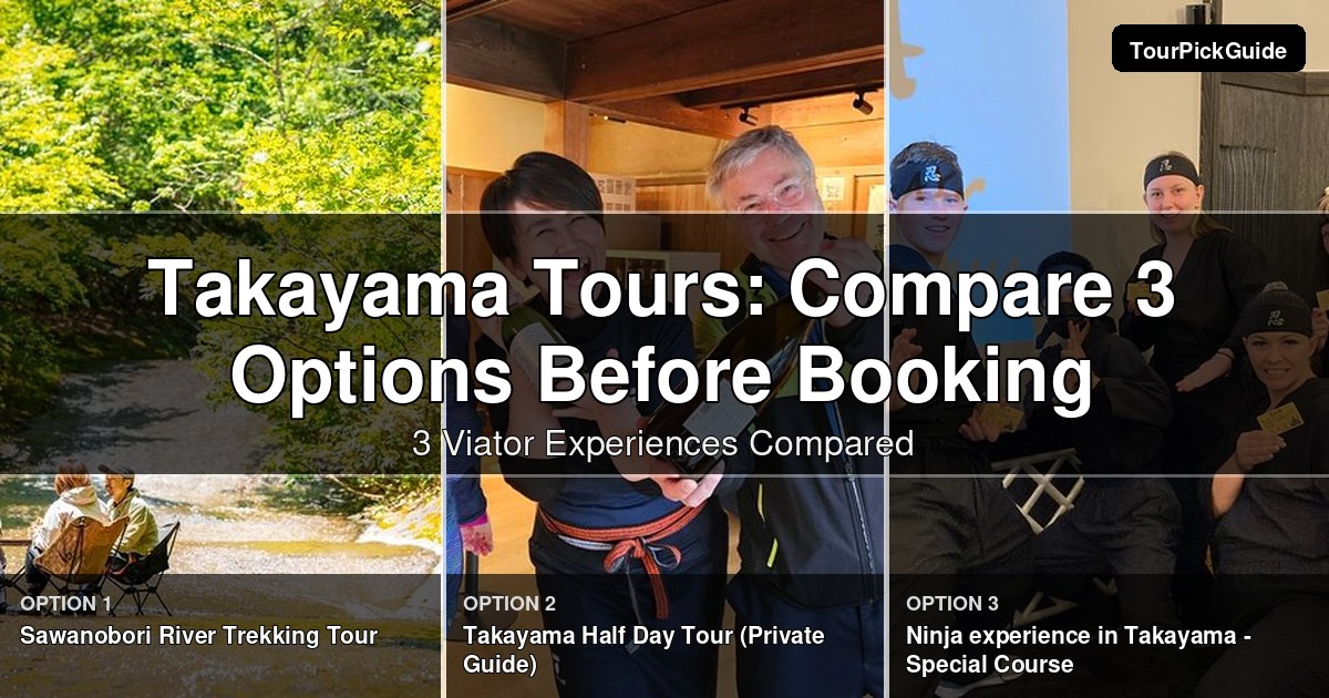 Takayama tours – three Viator experiences compared
