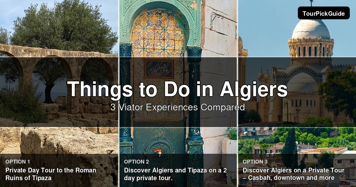 things to do in Algiers – three Viator experiences compared